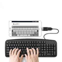 Adaptateur Type-C Et USB Convertisseur OTG Noir -All For Phone Magasin adaptateur huawei p9 plus frac1917 3