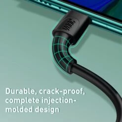 Câble Type C Flash Charge - 2 Mètres - BASEUS Noir -All For Phone Magasin cable tous modeles tous modeles frac4058 5