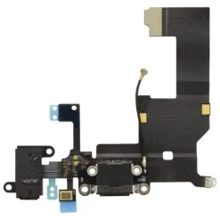 Connecteur De Charge, Prise Jack, Micro Et Antenne Réseau Pour IPhone 5 Noir