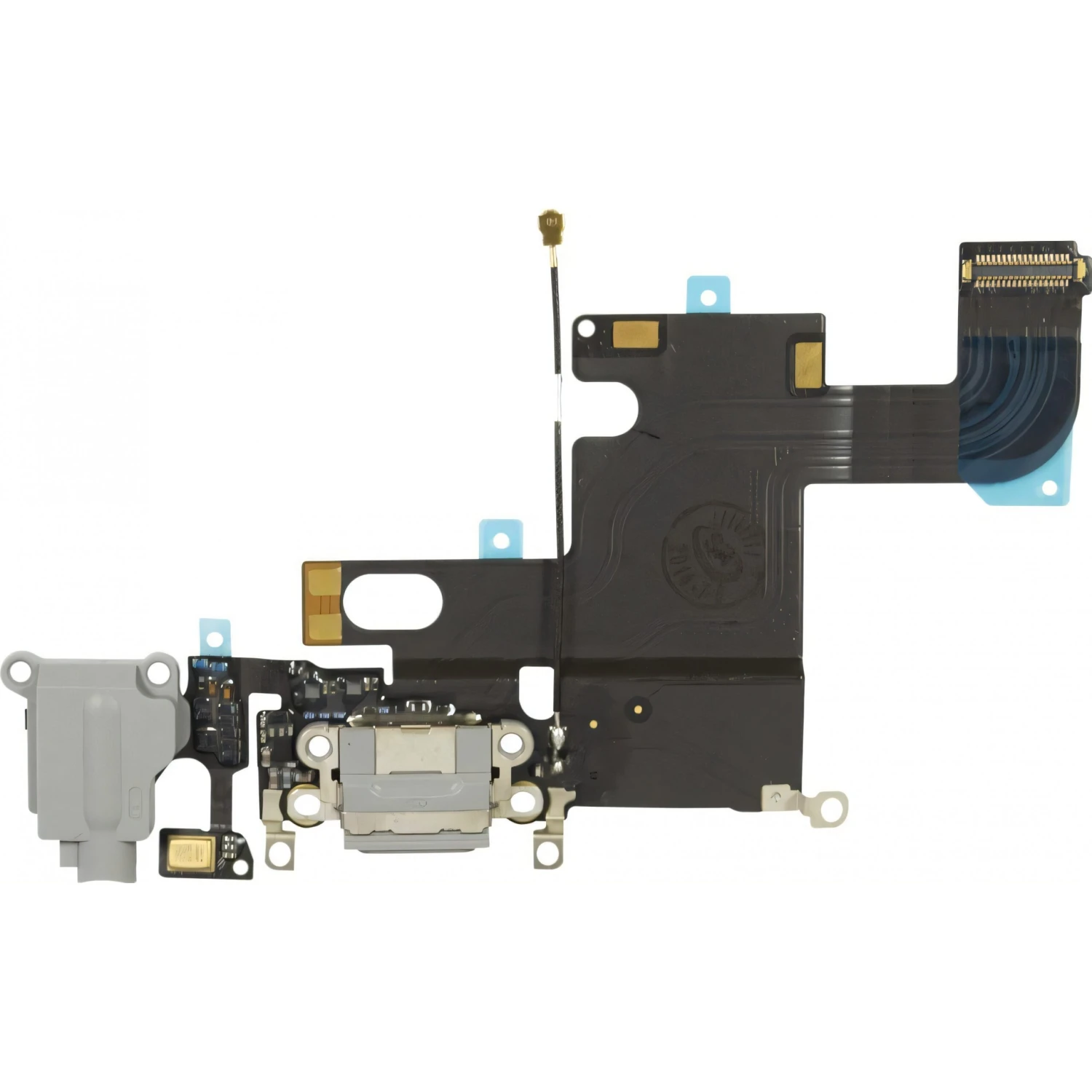 Connecteur De Charge, Prise Jack Et Micro Pour IPhone 6 Noir 3 Connecteur De Charge, Prise Jack Et Micro Pour IPhone 6 Noir