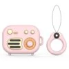 Coque De Protection Airpods Pro Radio Retro Rose