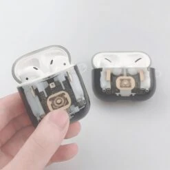 Coque De Protection Airpods Pro - Design Mecanique Noir -All For Phone Magasin coque airpods pro frac4061 3