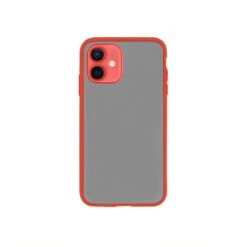 Coque Antichoc IPhone 13 Pro Rouge Bi-Matière Avec Dos Fumé -All For Phone Magasin coque antichoc iphone 13 pro rouge bi matiere avec dos fume 2