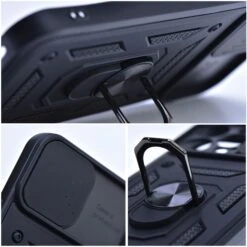 Coque Antichocs IPHONE 11 Pro Max Hybride SLIDE ARMOR Noir -All For Phone Magasin coque antichocs iphone 11 pro max slide armor noir frac4606 5