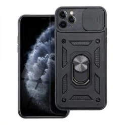 Coque Antichocs IPHONE 11 Pro Max Hybride SLIDE ARMOR Noir -All For Phone Magasin coque antichocs iphone 11 pro max slide armor noir frac4606 9