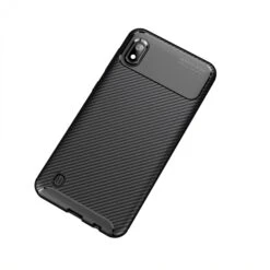 Coque Silicone Galaxy A10 Syle Fibre De Carbone - Noir -All For Phone Magasin coque galaxy a10 frac3582 1