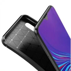 Coque Silicone Galaxy A10 Syle Fibre De Carbone - Noir -All For Phone Magasin coque galaxy a10 frac3582 8