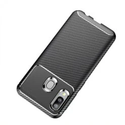 Coque Silicone Galaxy A20e Syle Fibre De Carbone - Noir -All For Phone Magasin coque galaxy a20e frac3592 6
