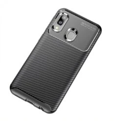 Coque Silicone Galaxy A20e Syle Fibre De Carbone - Noir -All For Phone Magasin coque galaxy a20e frac3592 9