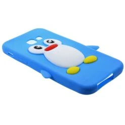 Coque Silicone Galaxy A3 2017 Pingouin Bleu -All For Phone Magasin coque galaxy a3 2017 frac2401 1
