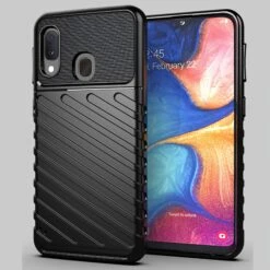 Coque Antichoc Galaxy A30 A20 M10s - Thunder Series Noir