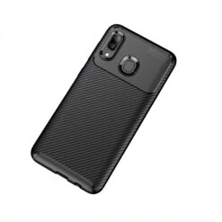 Coque Silicone Galaxy A40 Syle Fibre De Carbone - Noir -All For Phone Magasin coque galaxy a40 frac3581 1