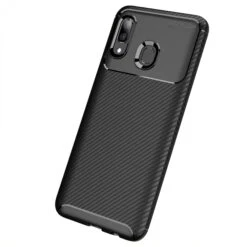 Coque Silicone Galaxy A40 Syle Fibre De Carbone - Noir -All For Phone Magasin coque galaxy a40 frac3581 2