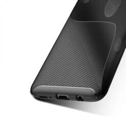 Coque Silicone Galaxy A40 Syle Fibre De Carbone - Noir -All For Phone Magasin coque galaxy a40 frac3581 4