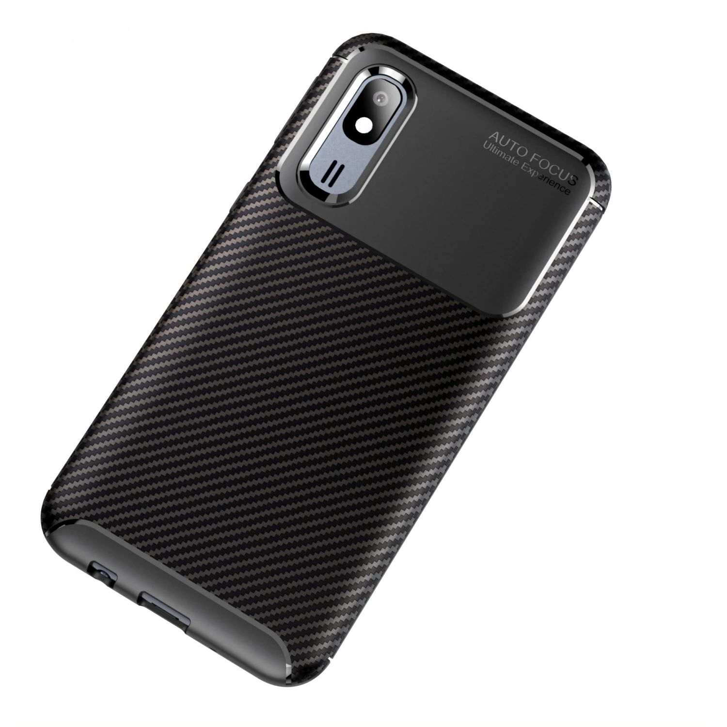 Coque Silicone Galaxy A40 - Style Fibre De Carbone Noir 12 Coque Silicone Galaxy A40 - Style Fibre De Carbone Noir – Image 10