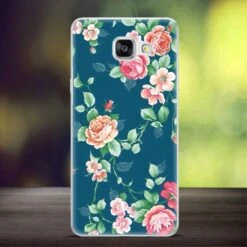 Coque Silicone Galaxy A5 2016 Roses Vert