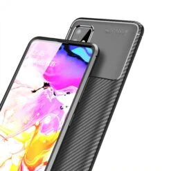 Coque Silicone Galaxy A51 Syle Fibre De Carbone - Noir -All For Phone Magasin coque galaxy a51 frac3614 4