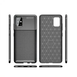 Coque Silicone Galaxy A51 Syle Fibre De Carbone - Noir -All For Phone Magasin coque galaxy a51 frac3614 6