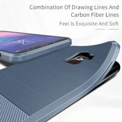 Coque Silicone Antichoc Galaxy A6 2018 Dux Ducis Mojo Bleu Foncé -All For Phone Magasin coque galaxy a6 2018 frac2273 10