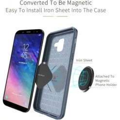 Coque Silicone Antichoc Galaxy A6 2018 Dux Ducis Mojo Bleu Foncé -All For Phone Magasin coque galaxy a6 2018 frac2273 12