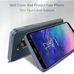 Coque Silicone Antichoc Galaxy A6 2018 Dux Ducis Mojo Bleu Foncé -All For Phone Magasin coque galaxy a6 2018 frac2273 8