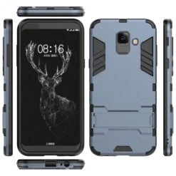 Coque Antichoc Galaxy A6 2018 Hybride Bleu -All For Phone Magasin coque galaxy a6 2018 frac2728 3