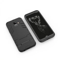 Coque Antichoc Galaxy A6+ 2018 Hybride Noir -All For Phone Magasin coque galaxy a6 plus 2018 frac2729 2