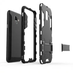 Coque Antichoc Galaxy A6+ 2018 Hybride Noir -All For Phone Magasin coque galaxy a6 plus 2018 frac2729 4