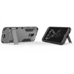 Coque Antichoc Galaxy A6+ 2018 Hybride Gris -All For Phone Magasin coque galaxy a6 plus 2018 frac2730 4