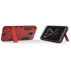 Coque Antichoc Galaxy A6+ 2018 Hybride Rouge -All For Phone Magasin coque galaxy a6 plus 2018 frac2731 4