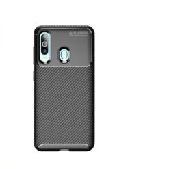 Coque Silicone Galaxy A60 Syle Fibre De Carbone - Noir -All For Phone Magasin coque galaxy a60 frac3586 4