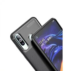Coque Silicone Galaxy A60 Syle Fibre De Carbone - Noir -All For Phone Magasin coque galaxy a60 frac3586 5