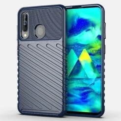 Coque Antichoc Galaxy A60 M40 - Thunder Series Bleu Foncé