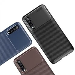 Coque Silicone Galaxy A70 Syle Fibre De Carbone - Noir -All For Phone Magasin coque galaxy a70 frac3577 10