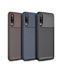 Coque Silicone Galaxy A70 Syle Fibre De Carbone - Noir -All For Phone Magasin coque galaxy a70 frac3577 11