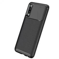 Coque Silicone Galaxy A70 Syle Fibre De Carbone - Noir -All For Phone Magasin coque galaxy a70 frac3577 2