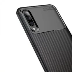 Coque Silicone Galaxy A70 Syle Fibre De Carbone - Noir -All For Phone Magasin coque galaxy a70 frac3577 3