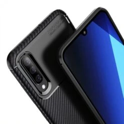 Coque Silicone Galaxy A70 Syle Fibre De Carbone - Noir -All For Phone Magasin coque galaxy a70 frac3577 6