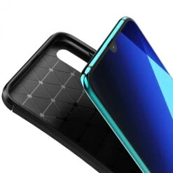 Coque Silicone Galaxy A70 Syle Fibre De Carbone - Noir -All For Phone Magasin coque galaxy a70 frac3577 8
