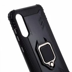 Coque Antichoc Galaxy A70 Avec Anneau Noir -All For Phone Magasin coque galaxy a70 frac3944 5