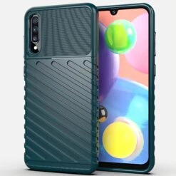 Coque Antichoc Galaxy A70 A70s - Thunder Series Vert