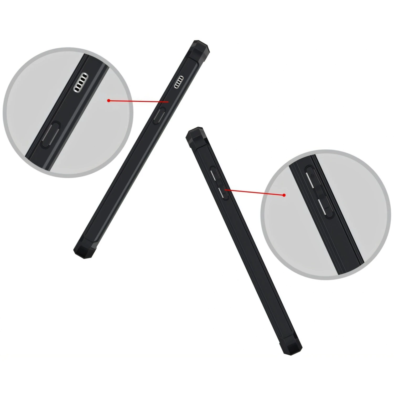 Coque Antichoc Transparente Galaxy A8 2018 Noir 14 Coque Antichoc Transparente Galaxy A8 2018 Noir – Image 12