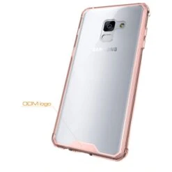 Coque Antichoc Transparente Galaxy A8 2018 Rose -All For Phone Magasin coque galaxy a8 2018 frac2197 8