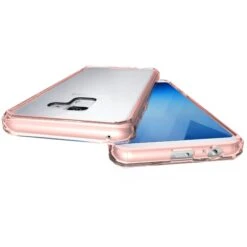 Coque Antichoc Transparente Galaxy A8 2018 Rose -All For Phone Magasin coque galaxy a8 2018 frac2197 9