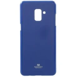 Coque Silicone Galaxy A8 2018 Mercury Bleu