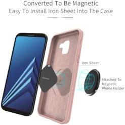 Coque Silicone Antichoc Galaxy A8 Plus Dux Ducis Mojo Rose -All For Phone Magasin coque galaxy a8 plus 2018 frac2233 5