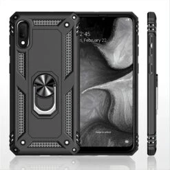 Coque Antichoc Galaxy A80 Et Galaxy A90 XSSIVE Avec Anneau Metallique Noir -All For Phone Magasin coque galaxy a80 frac3189 4