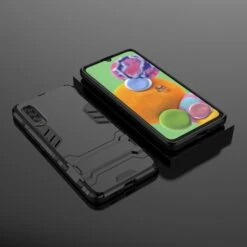 Coque Antichoc Galaxy A90 Hybride Cool Armor Noir -All For Phone Magasin coque galaxy a90 frac3919 7
