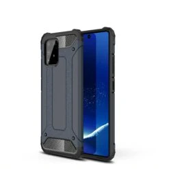 Coque Antichoc Galaxy S10 Lite Et A91 Hybride Armor Guard Bleu Foncé