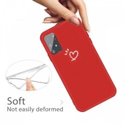 Coque Silicone Galaxy S10 Lite Et A91 Petit Cœur Rouge -All For Phone Magasin coque galaxy a91 frac3961 1
